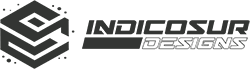 Logo de indicosur designs, creador de la web